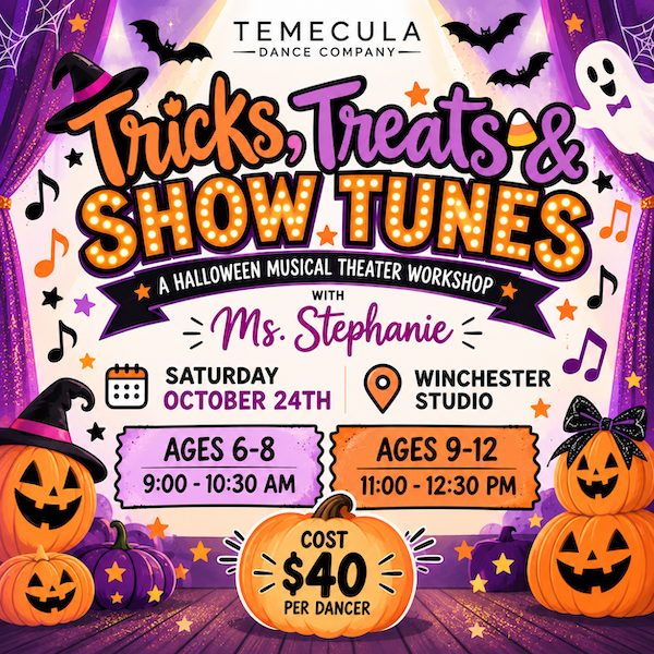 Halloween Show Tunes Workshop Flyer copy